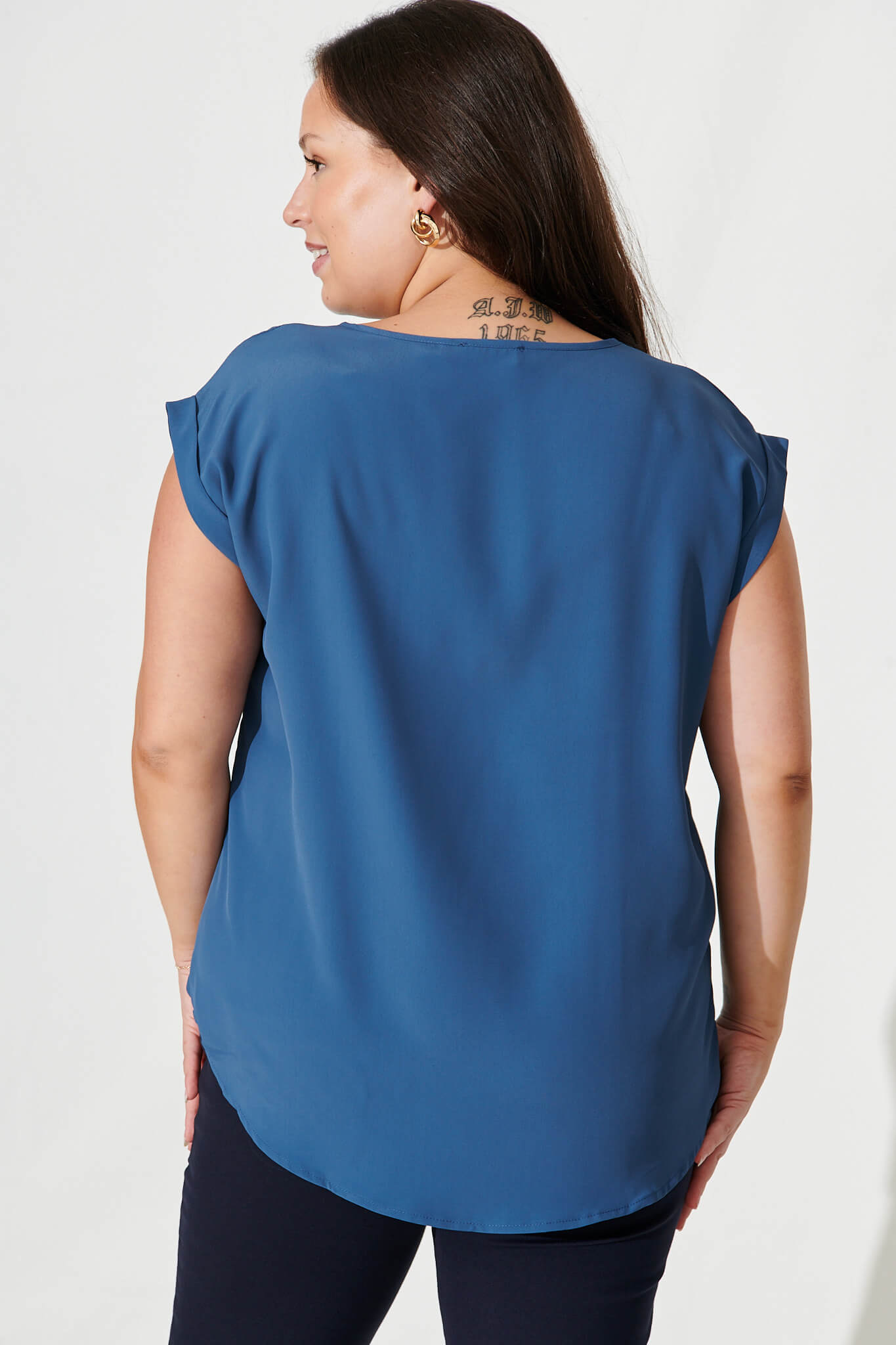 Rejina Top In Blue - Image 9