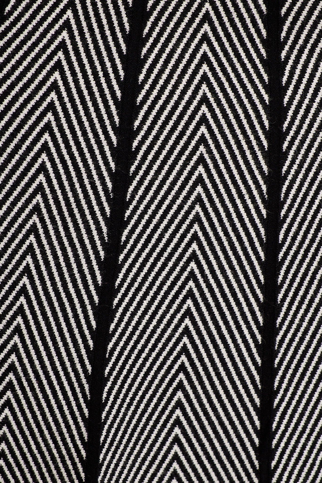 Charmaine Midi Knit Dress in Black and Geometric - Image 6