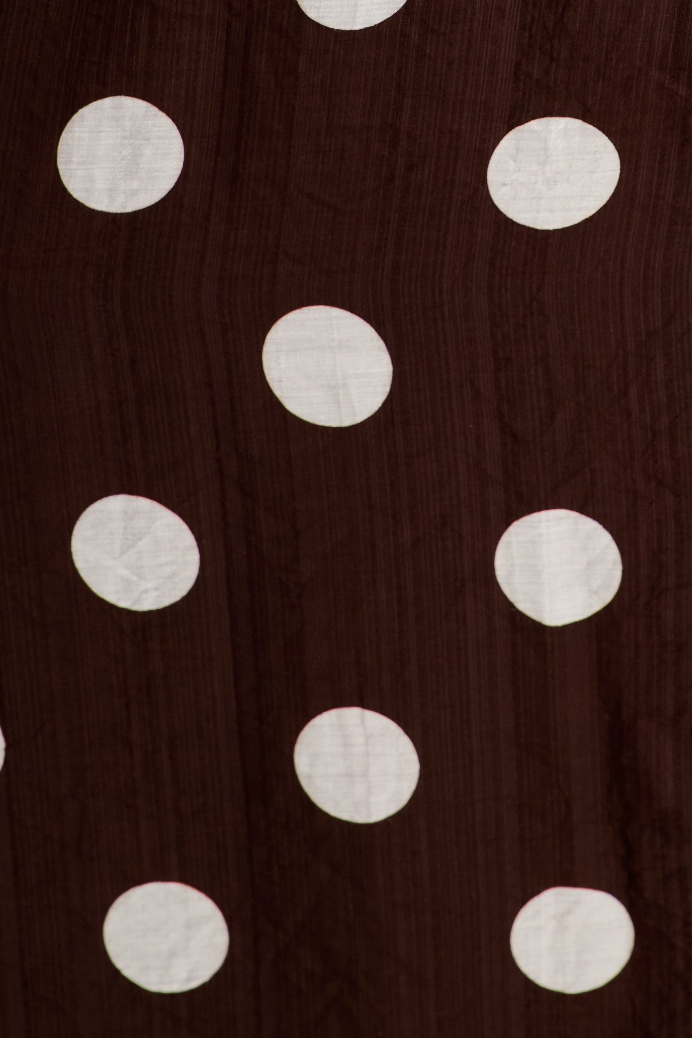 Tessie Maxi Shirt Dress in Chocolate Polka Dot - Image 6