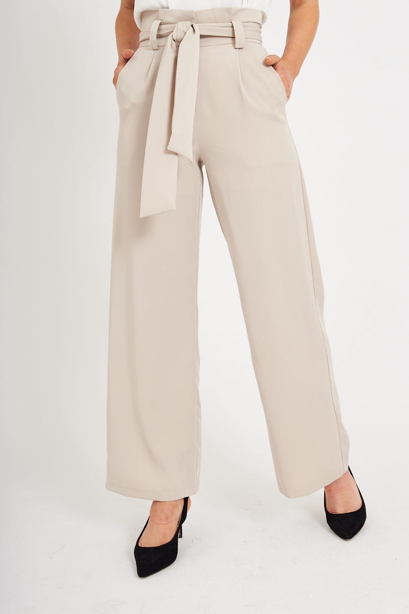 Alter Ego Pants In Beige - Image 2