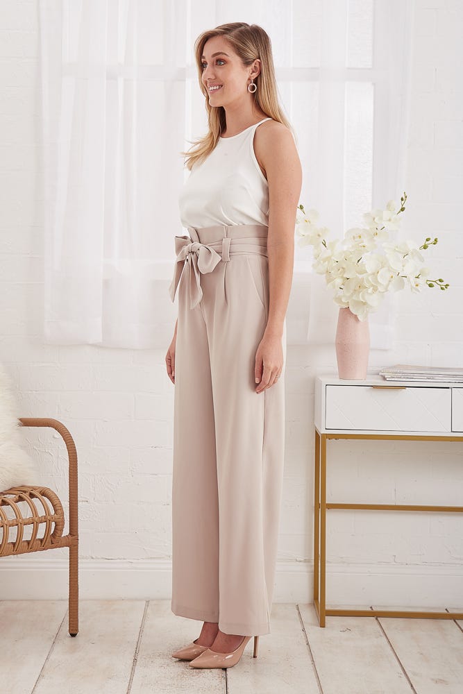 Alter Ego Pants In Beige - Image 9